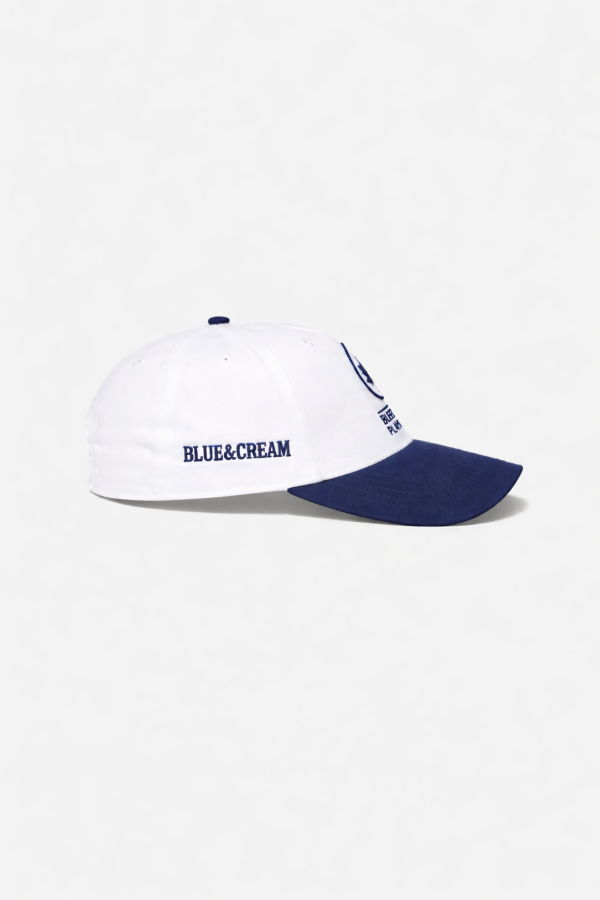 Blue&Cream Bleecker Playground Snapback - White/Navy