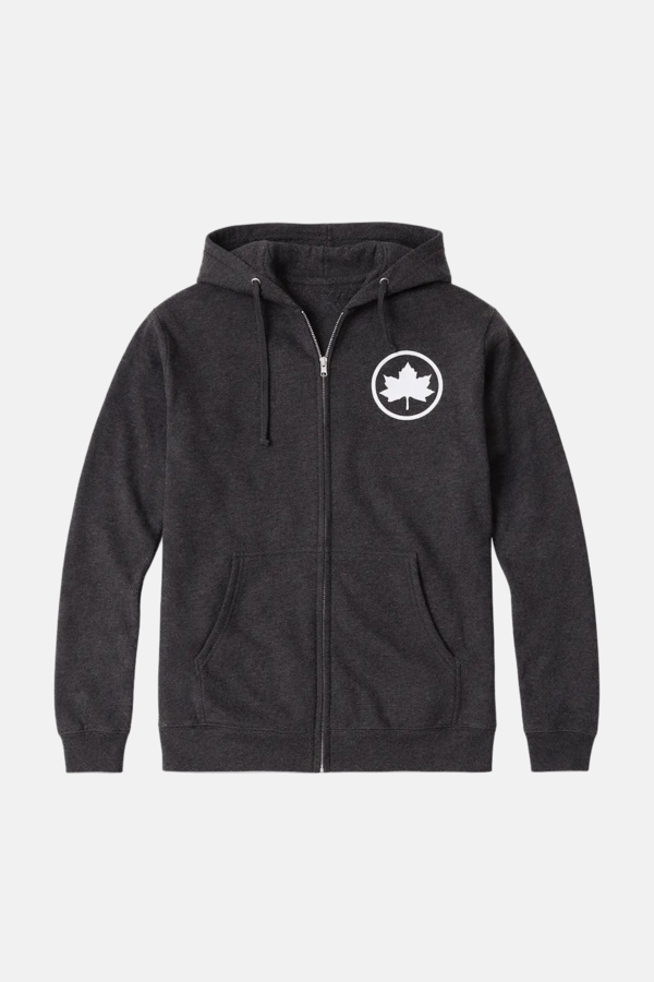 Blue&Cream Bleecker Playground Zip Hoodie - Charcoal