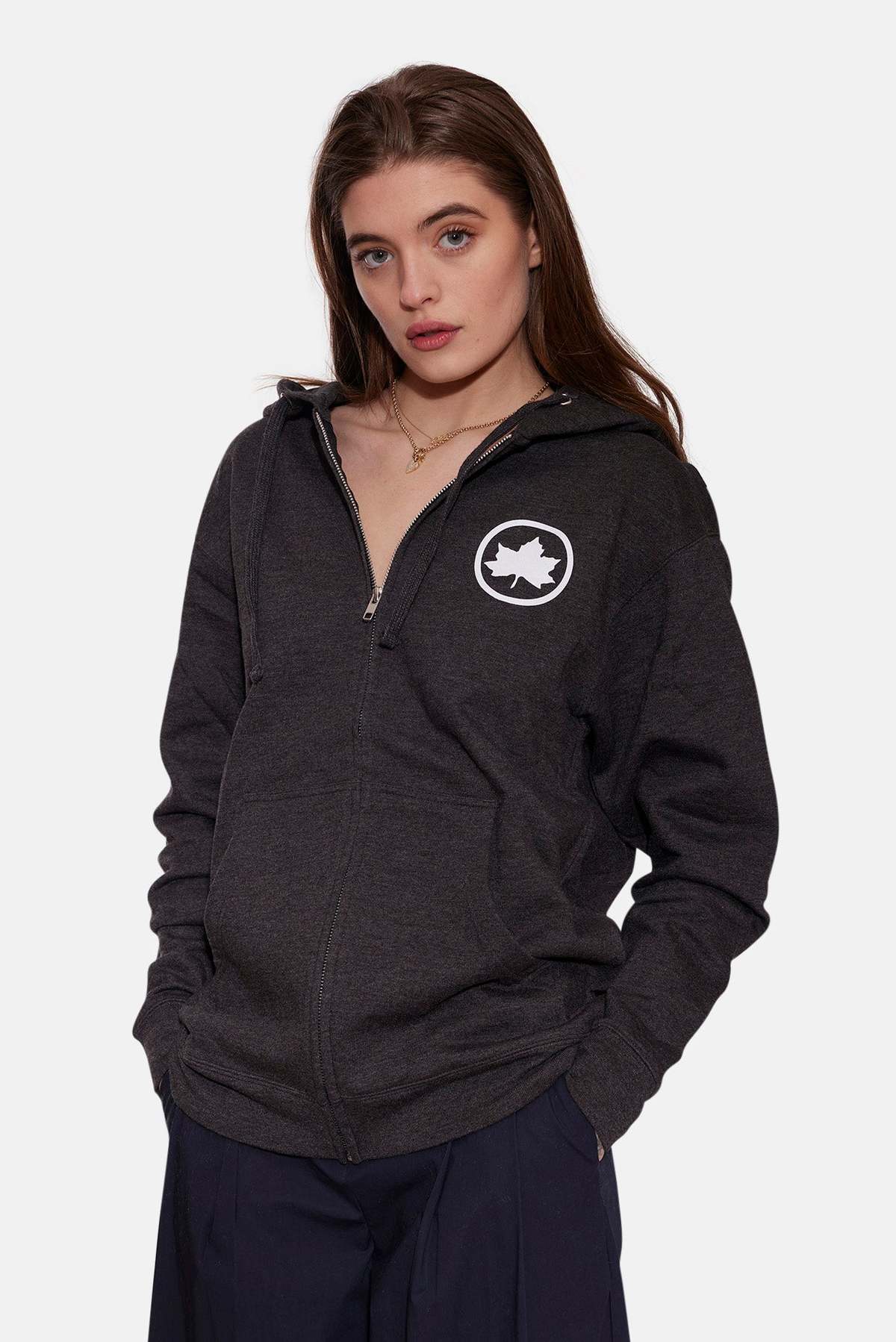 Blue&Cream Bleecker Playground Zip Hoodie - Charcoal - Image 3 of 11