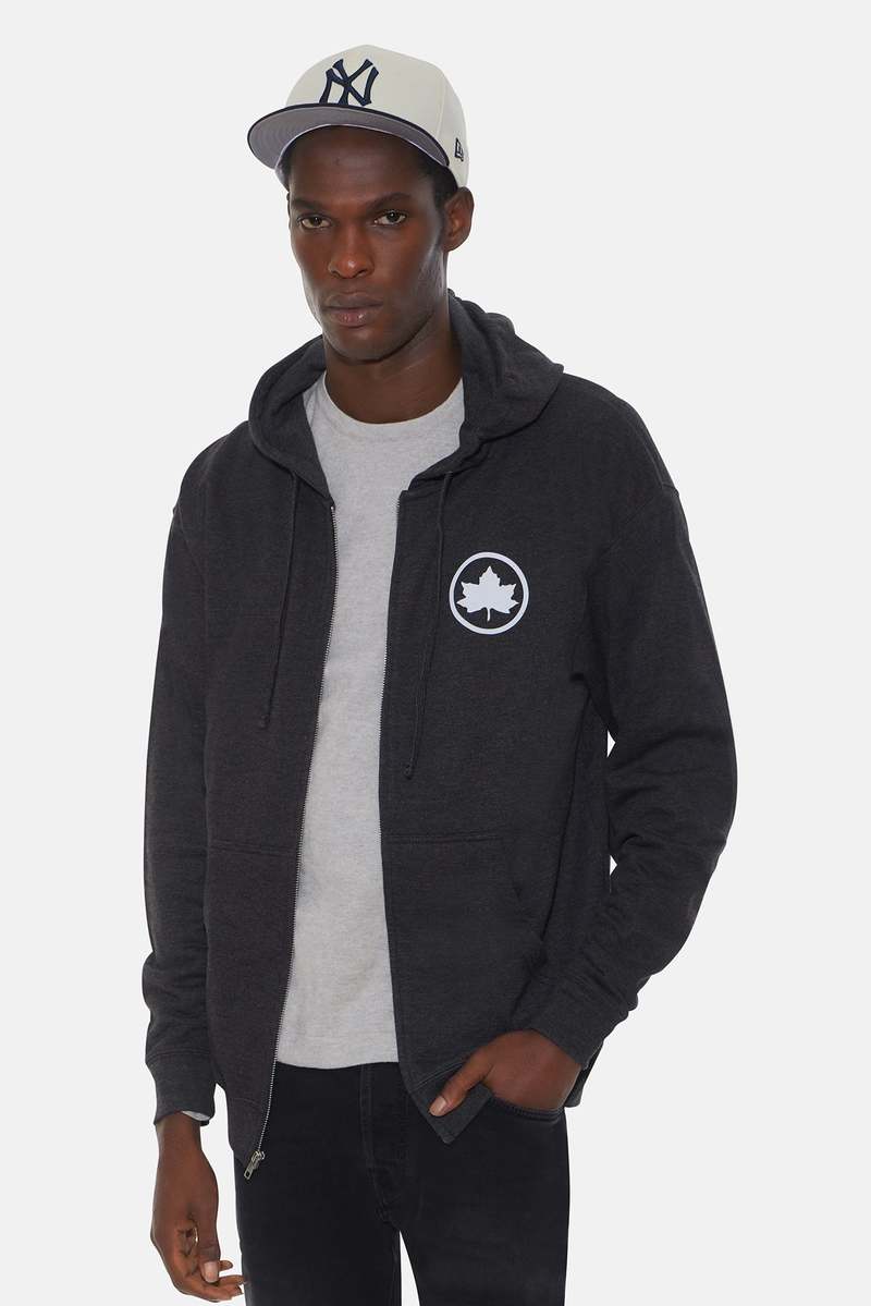 Blue&Cream Bleecker Playground Zip Hoodie - Charcoal