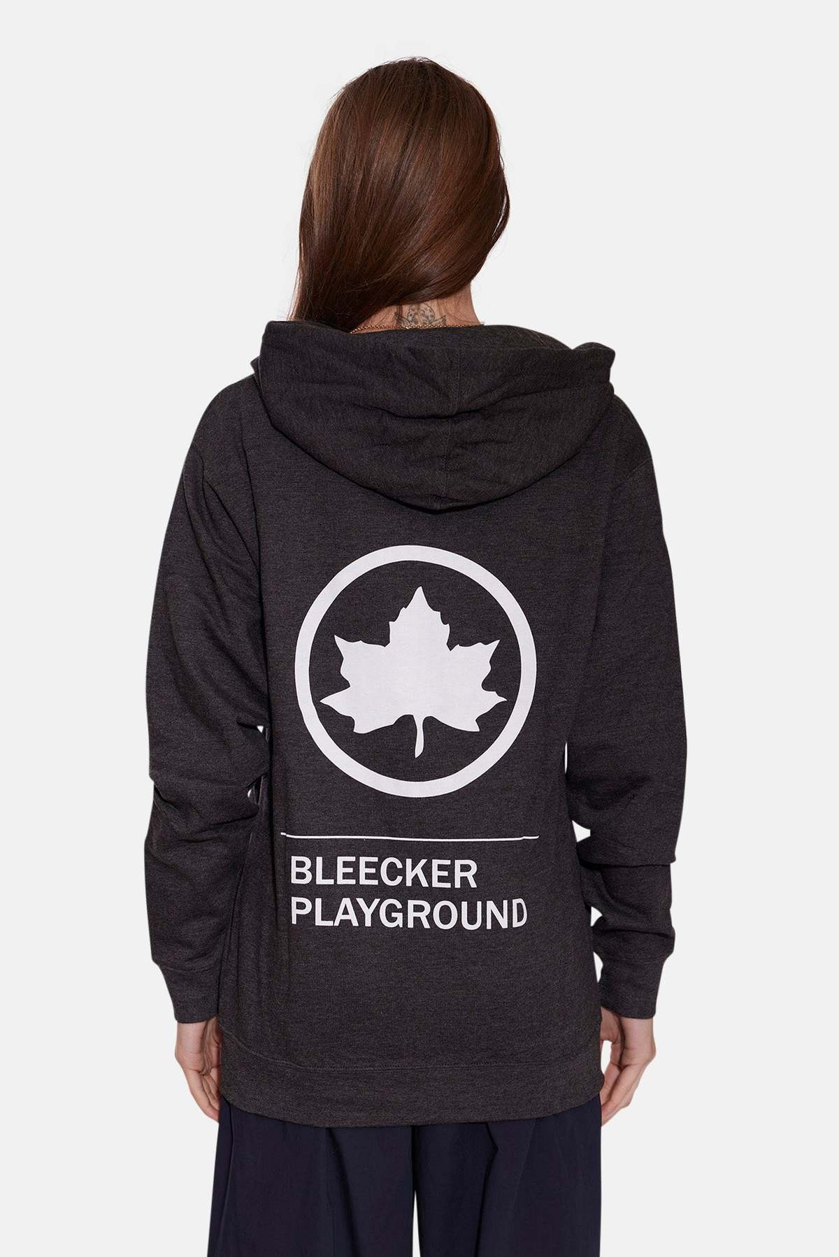 Blue&Cream Bleecker Playground Zip Hoodie - Charcoal - Image 6 of 11