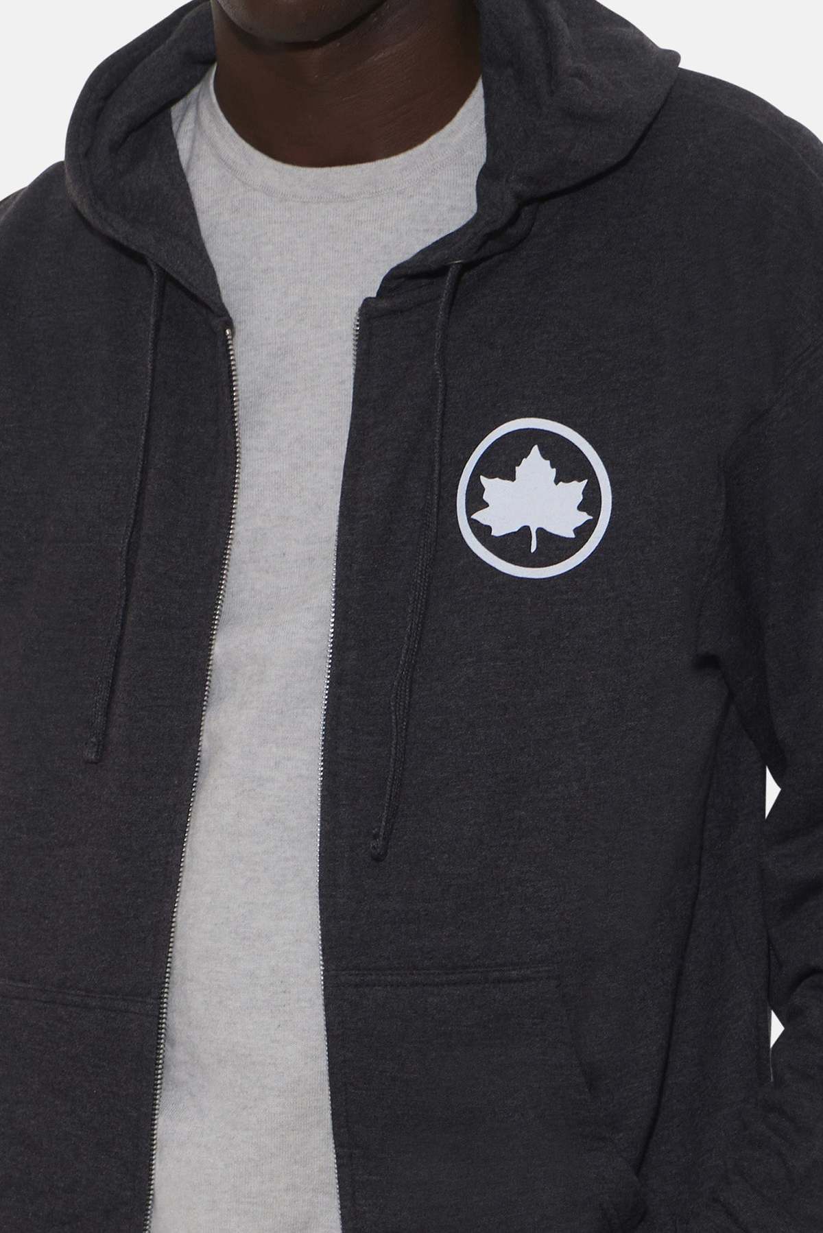 Blue&Cream Bleecker Playground Zip Hoodie - Charcoal - Image 10 of 11