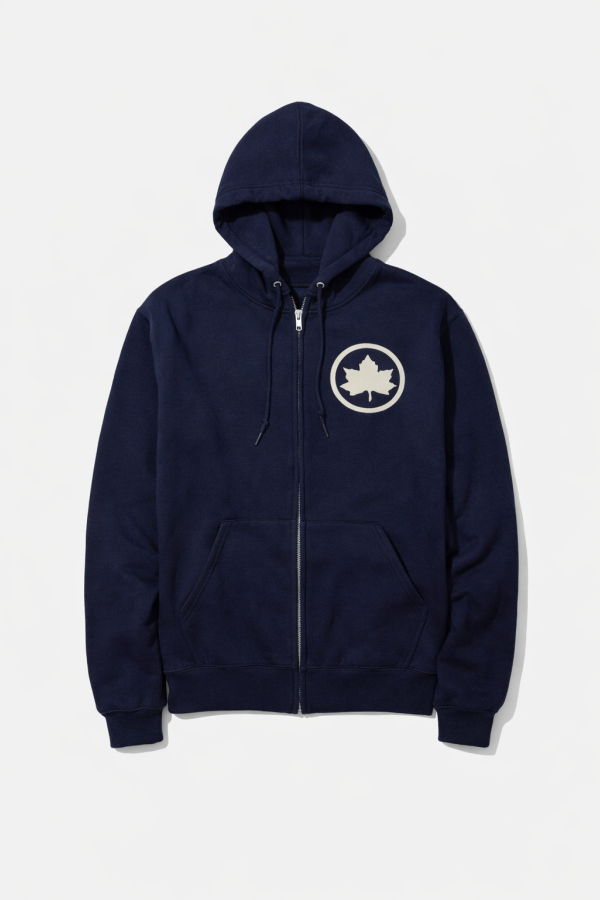Blue&Cream Bleecker Playground Zip Hoodie - Navy/Cream