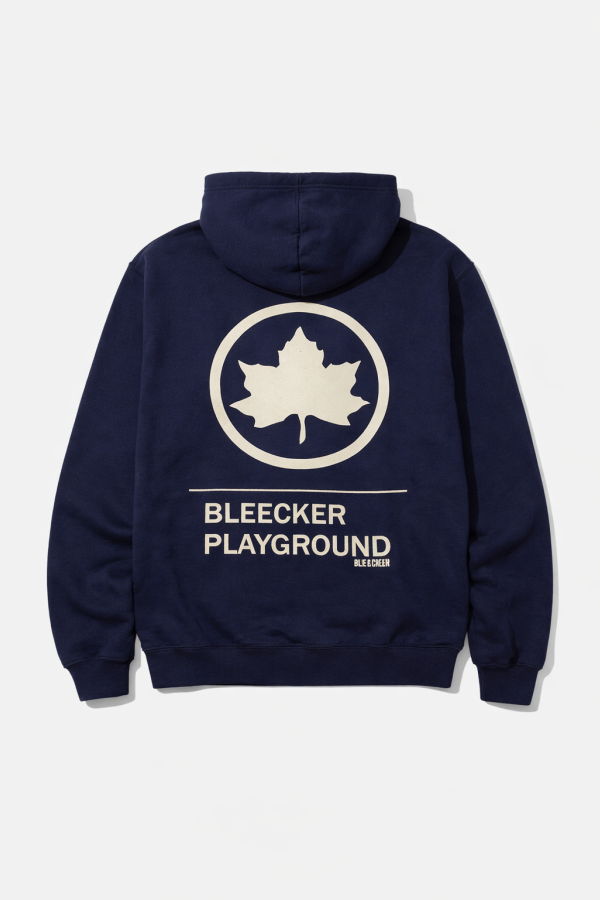 Blue&Cream Bleecker Playground Zip Hoodie - Navy/Cream