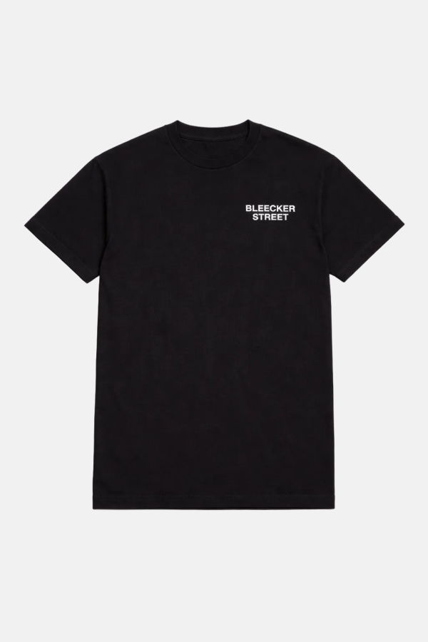 Blue&Cream Bleecker Street Run The Block Tee - Black w/ White Font