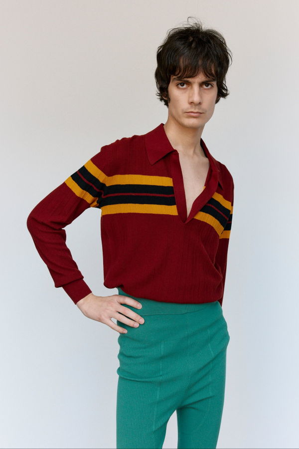 Dries Van Noten Bordeaux Maona Sweater