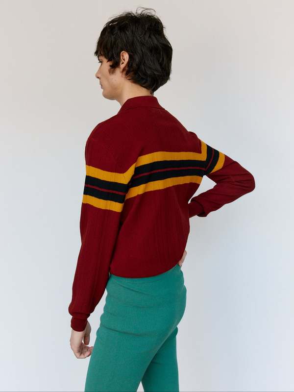Dries Van Noten Bordeaux Maona Sweater
