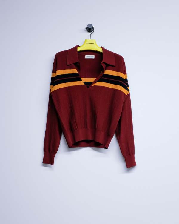 Dries Van Noten Bordeaux Maona Sweater