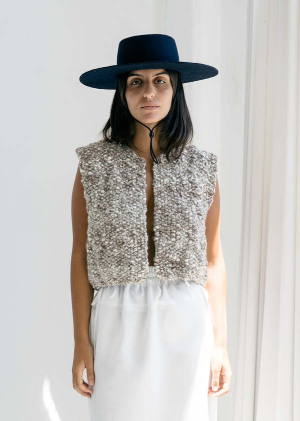 OUND Fumo Hand Knitted Wool Vest