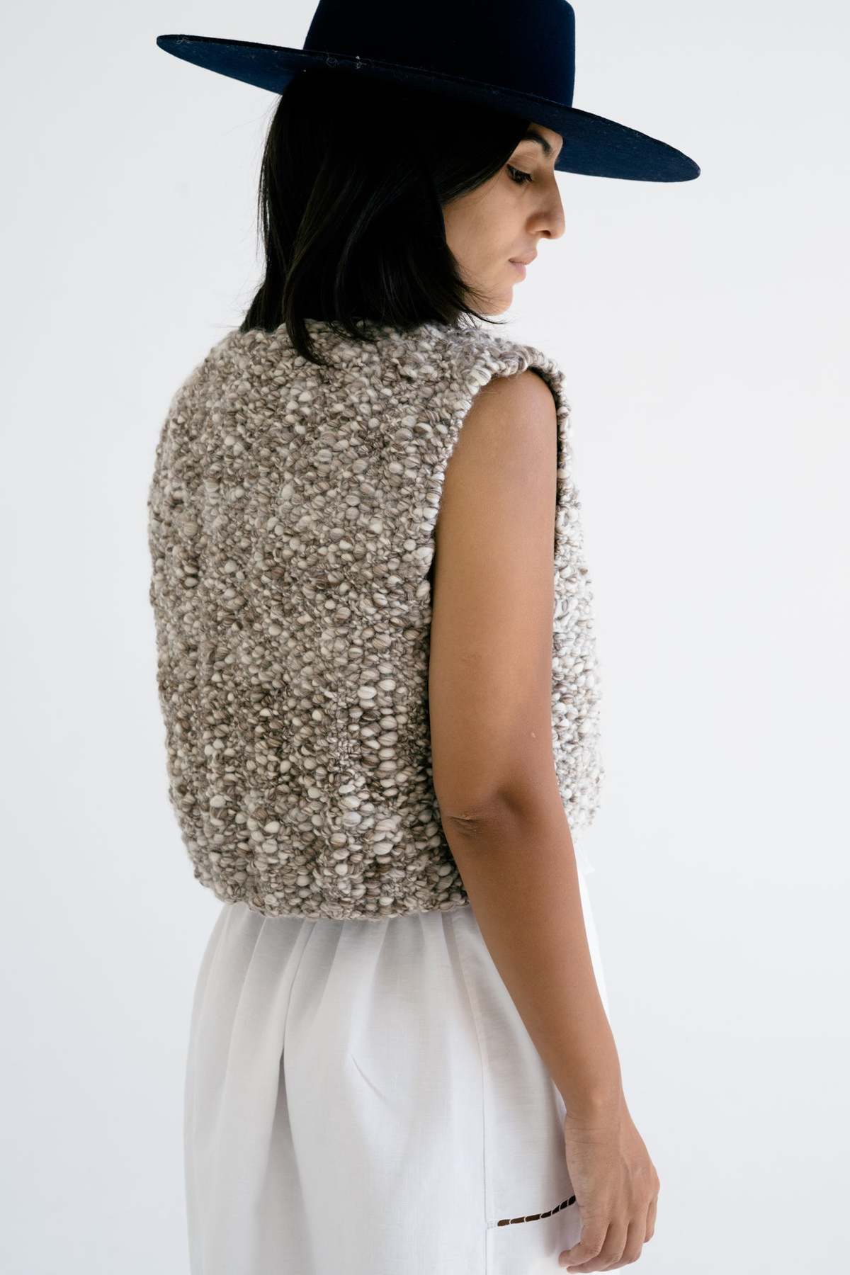 OUND Fumo Hand Knitted Wool Vest - Image 3 of 5