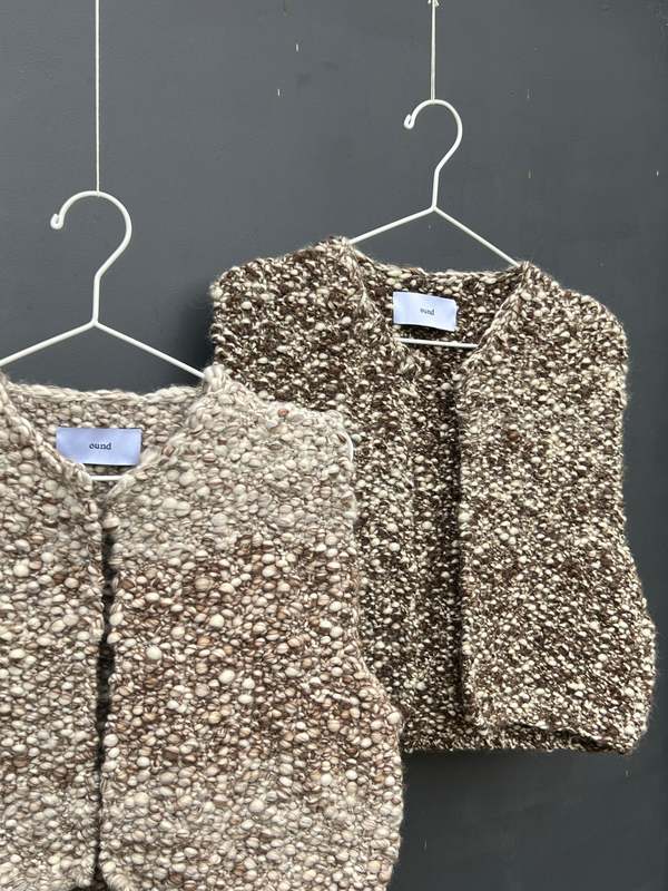 OUND Fumo Hand Knitted Wool Vest