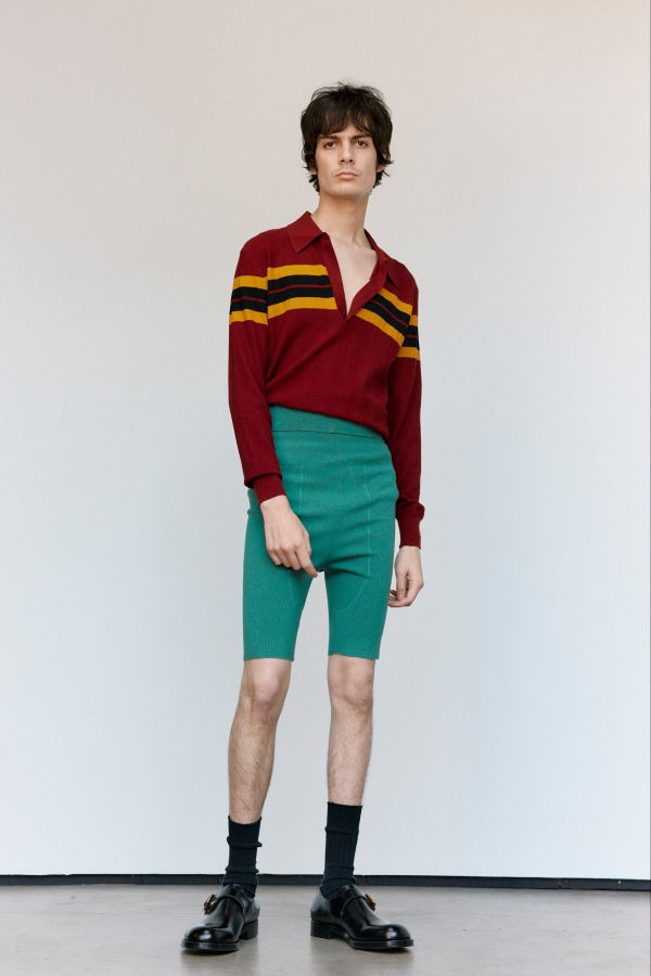 Dries Van Noten Pine Moray Shorts