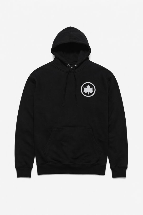 Blue&Cream Leaf Bleecker Playground Hoodie - Black