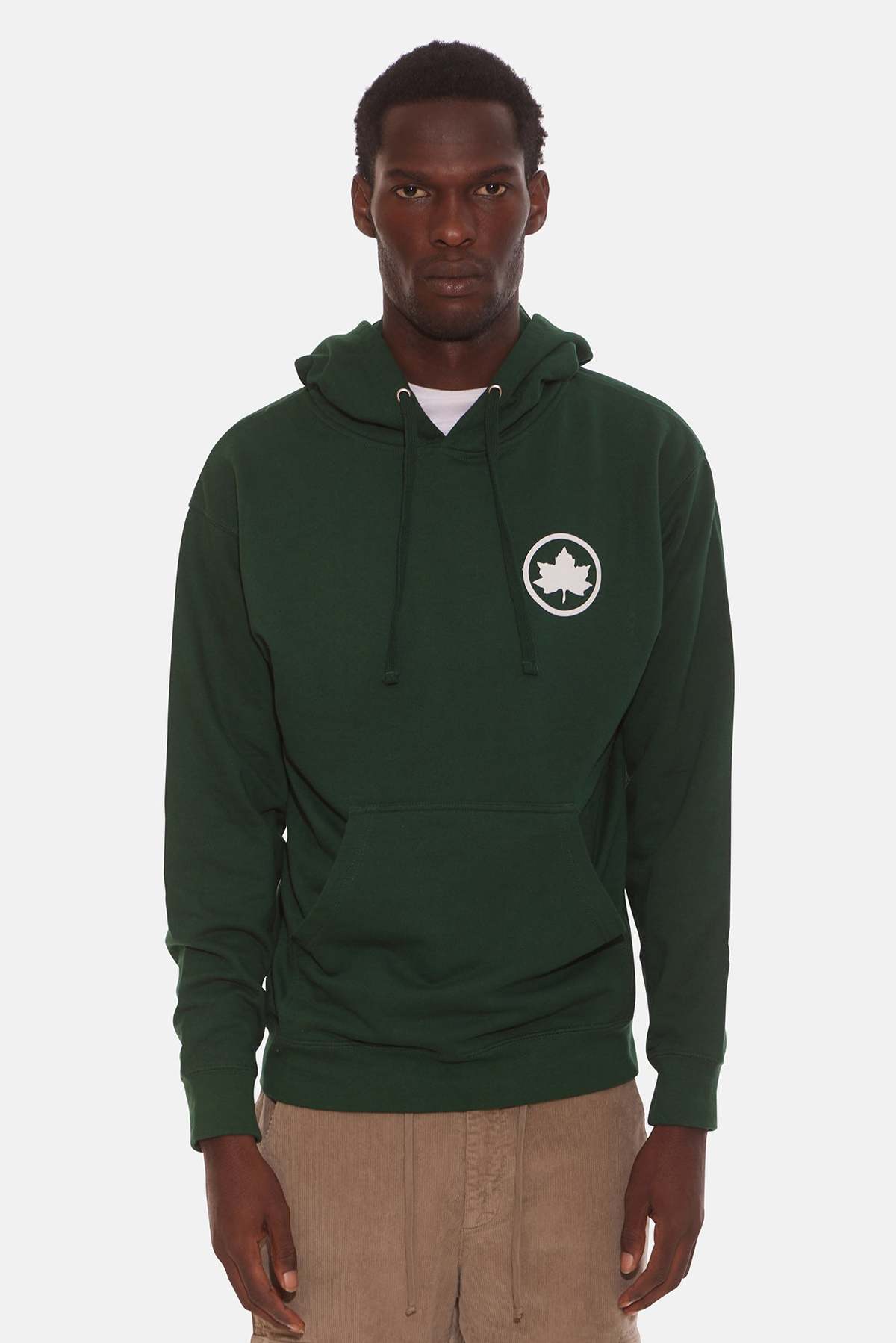 Blue&Cream Leaf Bleecker Playground Hoodie - Forest Green - Image 3 of 8