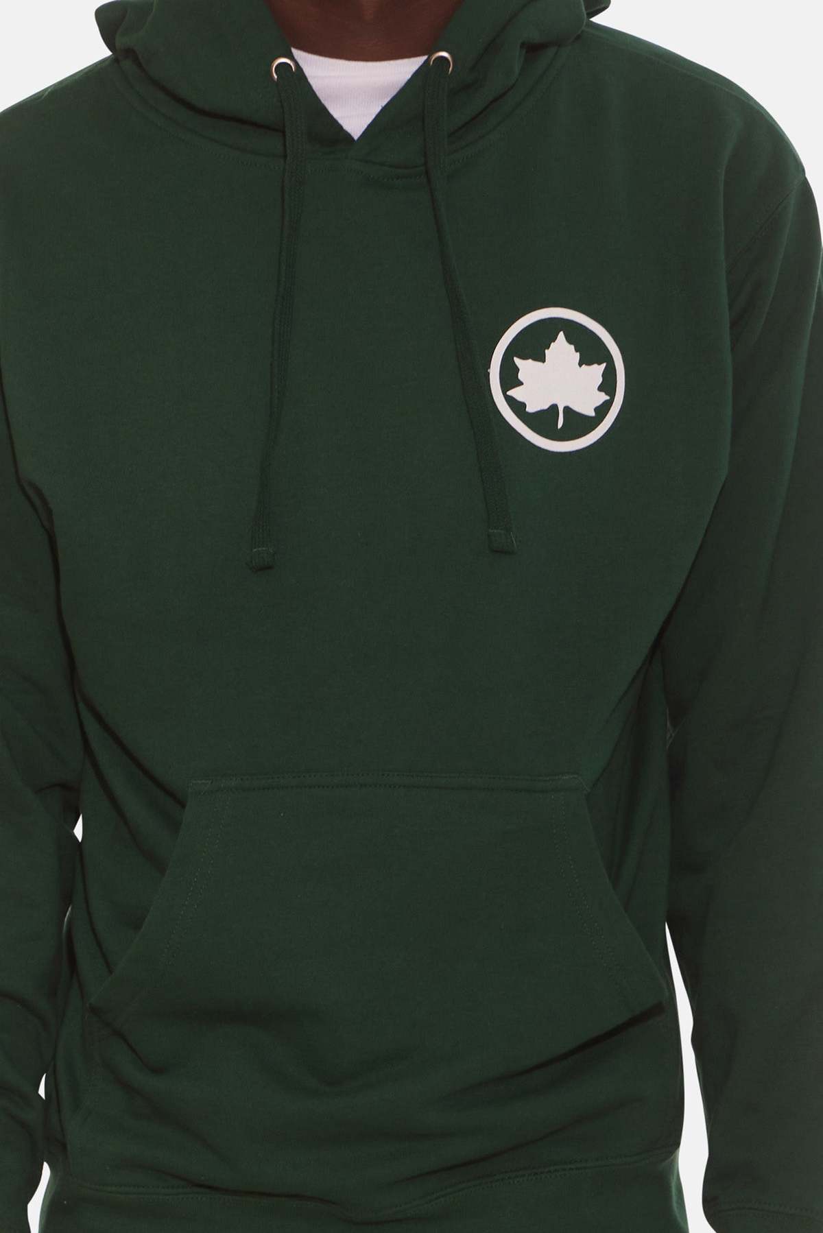Blue&Cream Leaf Bleecker Playground Hoodie - Forest Green - Image 4 of 8
