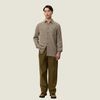 LES DEUX John Check Shirt - Dark Sand - Thumbnail 4