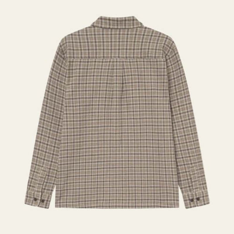 LES DEUX John Check Shirt - Dark Sand
