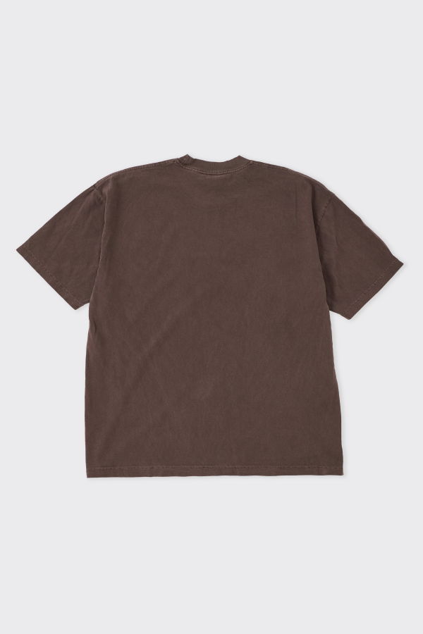 Colbo Sticker T-Shirt - Dark Brown