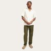 LES DEUX Patrick Linen Pants - Olive Night - Thumbnail 2
