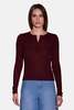 The Tile Club Sylvia Pointelle Henley Top - Thumbnail 2