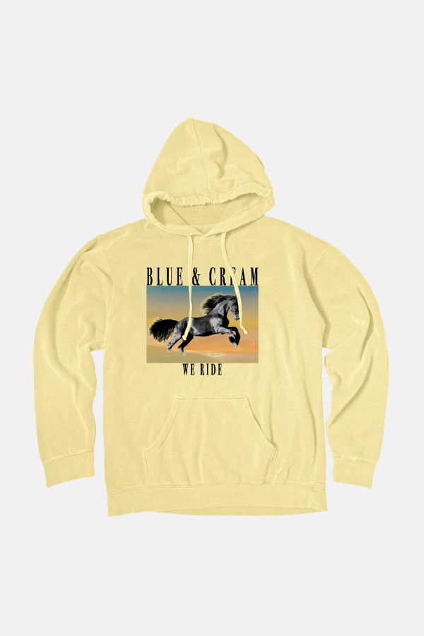 Blue&Cream We Ride Hoodie