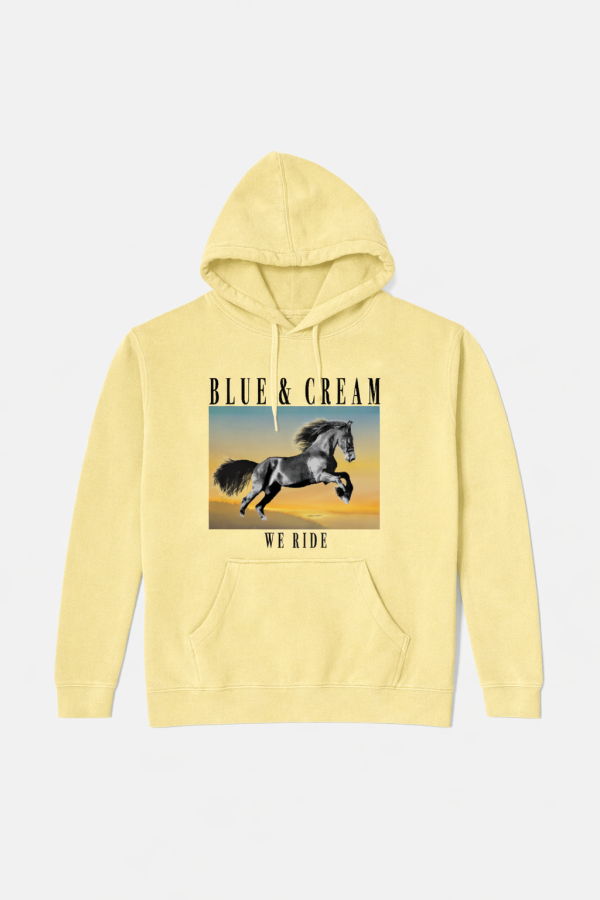 Blue&Cream We Ride Hoodie