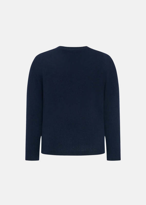 The Row Noler Sweater - Dark Navy