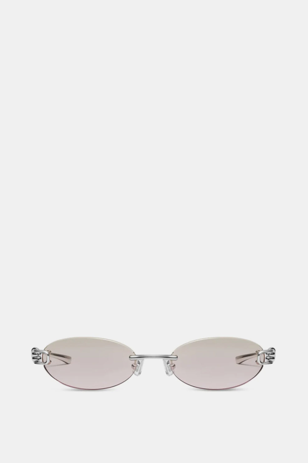 Gentle Monster Musubi 02 (BRG) Sunglasses - Silver