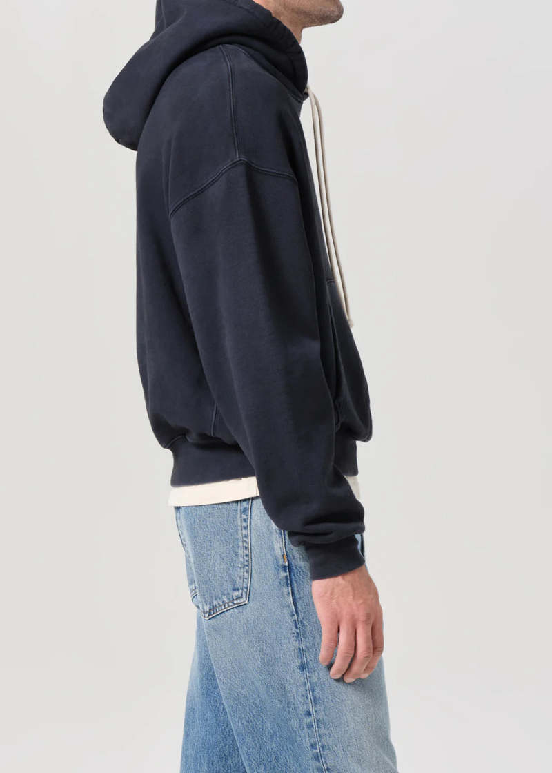 AGOLDE Boyce Hoodie - Screen Dark Navy