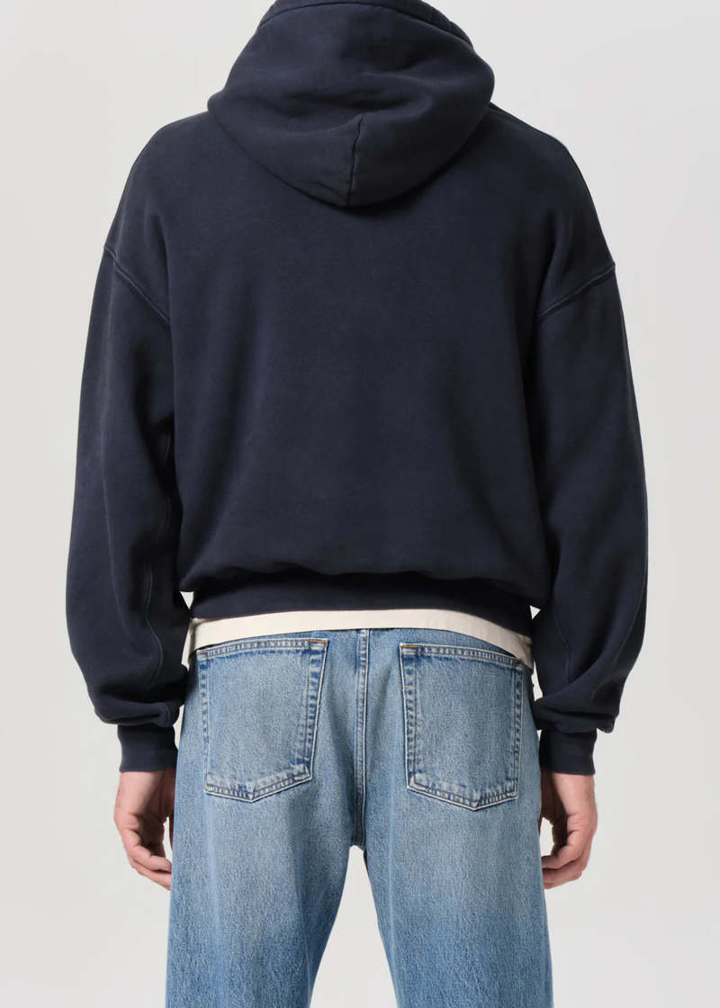 AGOLDE Boyce Hoodie - Screen Dark Navy