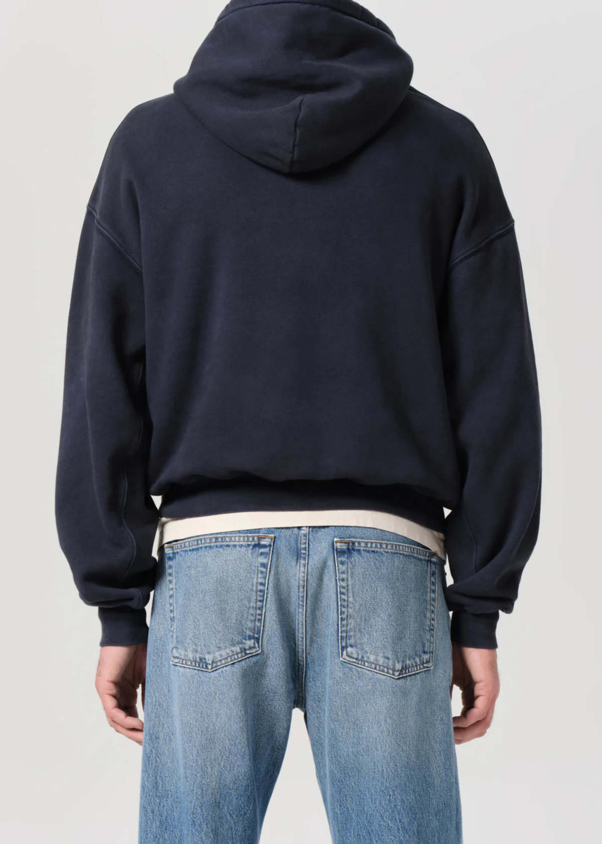 AGOLDE Boyce Hoodie - Screen Dark Navy - Image 5 of 6