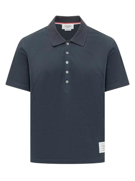 Thom Browne Polo Shirt - Navy | Garmentory