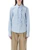 AMI Shirt - Cashmere Blue White - Thumbnail 1