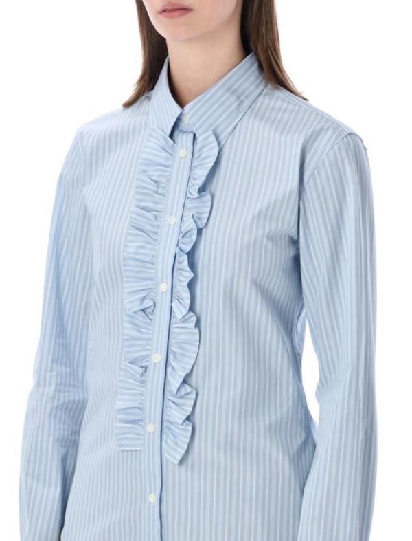AMI Shirt - Cashmere Blue White