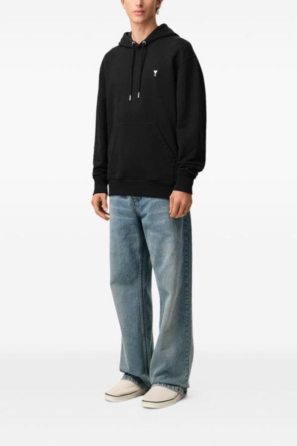 AMI Hoodie - Black White Cream