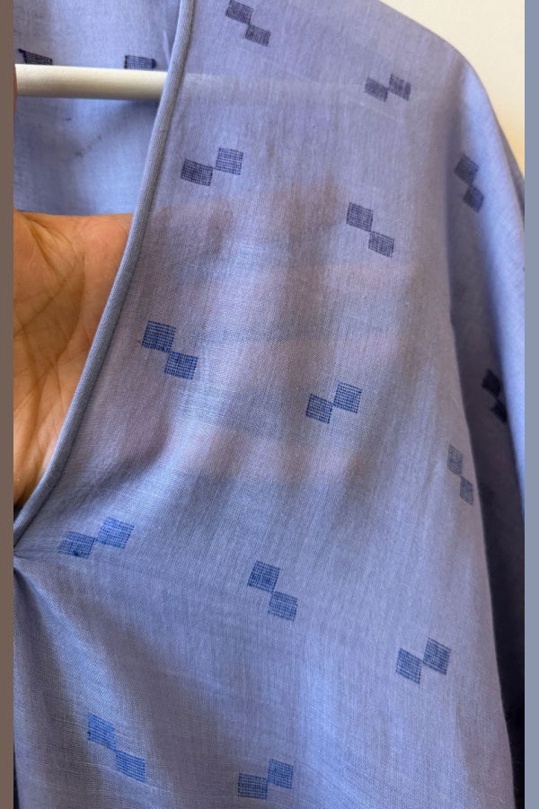 Two Chambray Jamdani Caftan