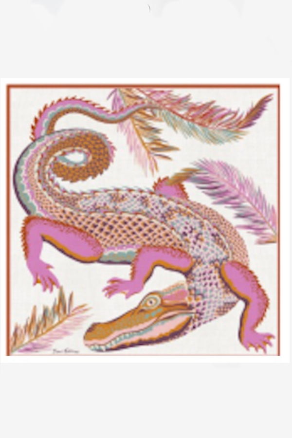 Inouitoosh Square 100 Croco Scarf