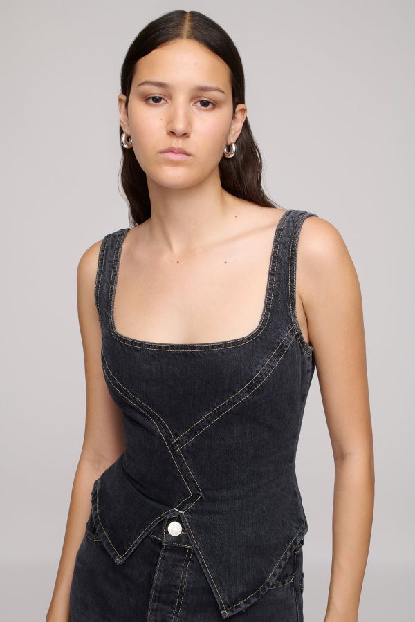 DALA Broken Corset Top - Hurricane