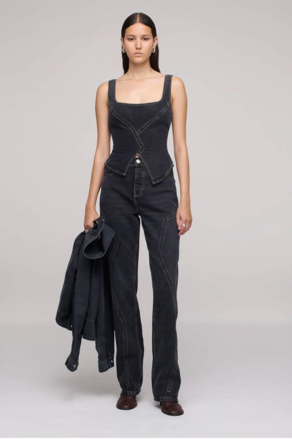 DALA Broken Corset Top - Hurricane