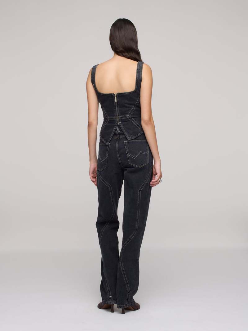 DALA Broken Corset Top - Hurricane