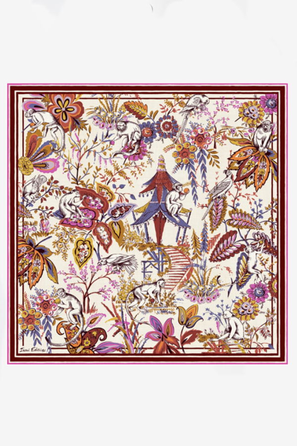 Inouitoosh Square 70 Pagode Scarf - Off White