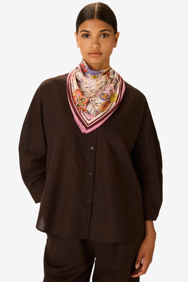 Inouitoosh Square 70 Pagode Scarf - Off White