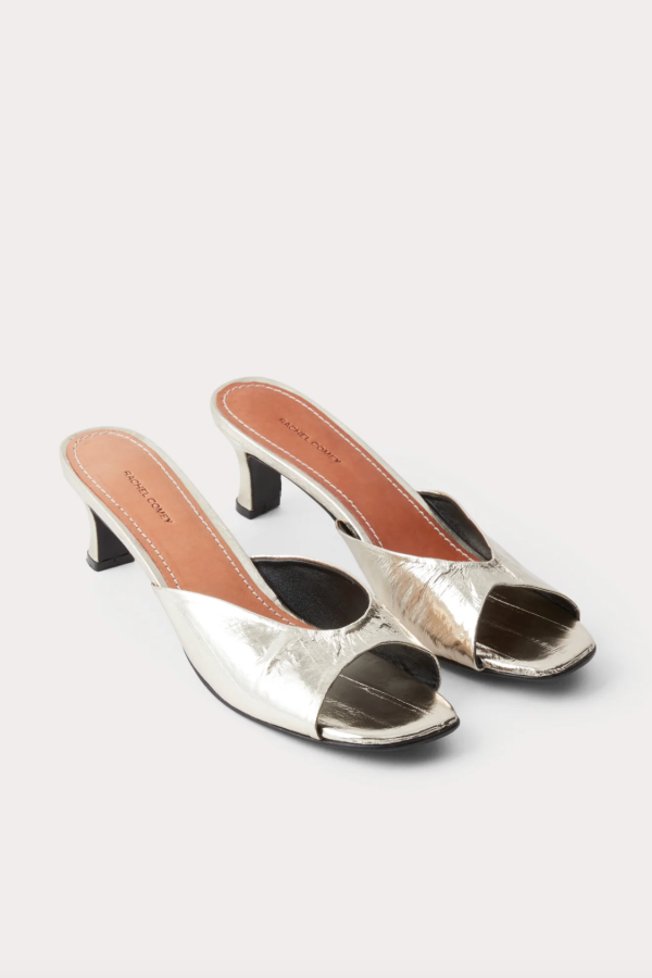 Rachel Comey Taro Heel Mules - Gold