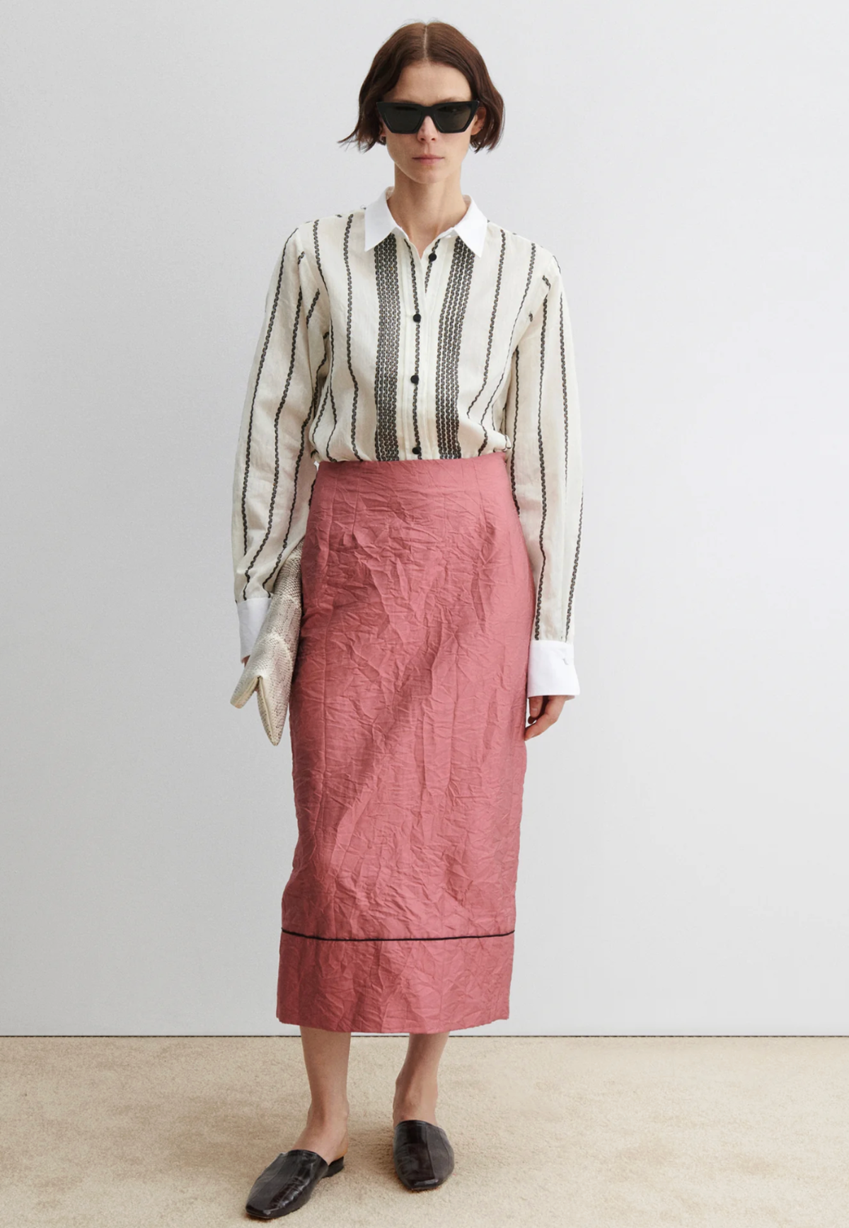 Rachel Comey Vick Skirt - Dark Pink - Image 1 of 5