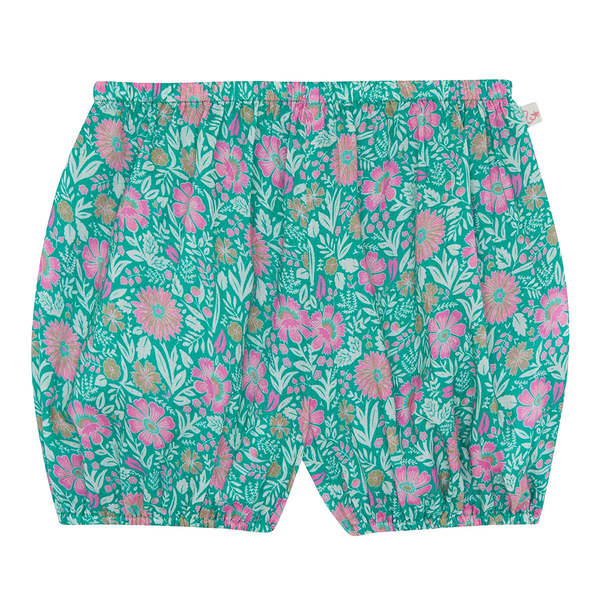KIDS Bonton Baby Bombe Shorts Prelude Floral Print - Green KIDS Bonton Baby Bombe Shorts Prelude Floral Print - Green