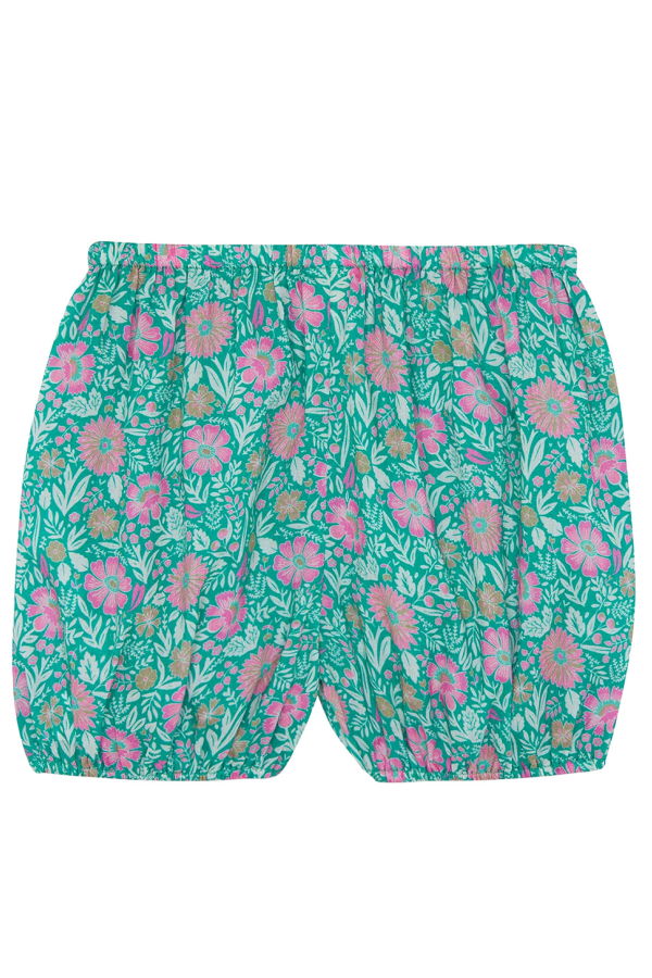KIDS Bonton Baby Bombe Shorts Prelude Floral Print - Green