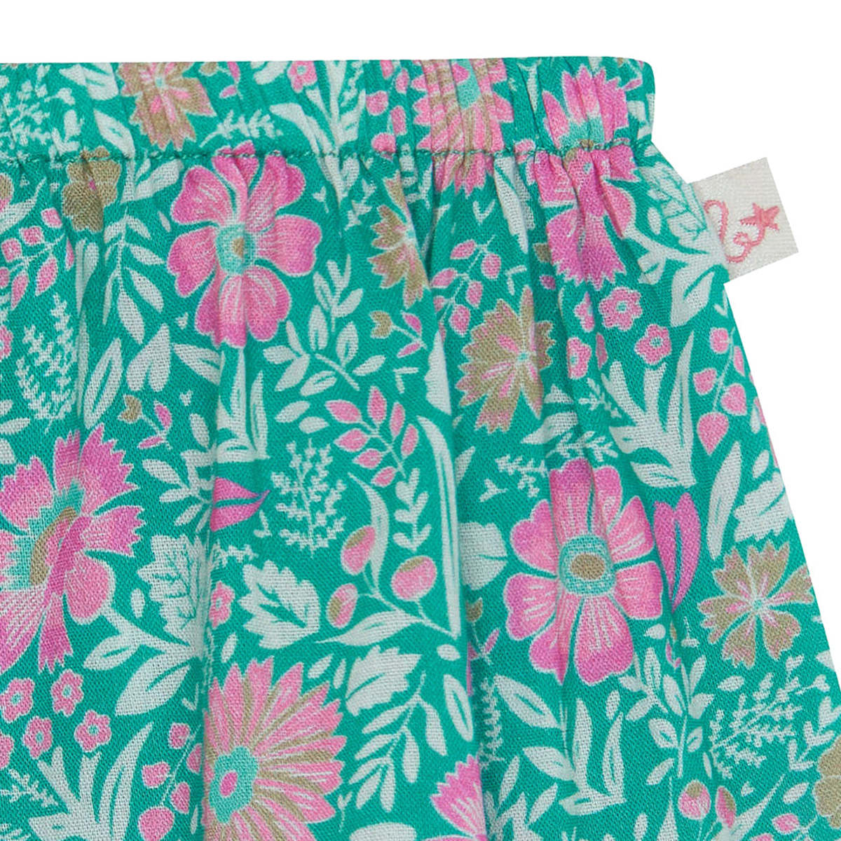 KIDS Bonton Baby Bombe Shorts Prelude Floral Print - Green - Image 3 of 6