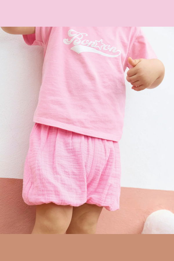 KIDS Bonton Baby Bombe Shorts - Pink