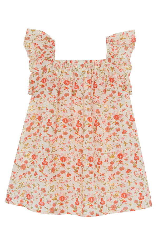 KIDS Bonton Baby Louise Indiennes Floral Print Dress - Red