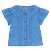 KIDS Bonton Baby Nancy Chambray Blouse - Blue - Thumbnail 1